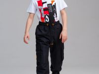 Брюки текстильные с полиуретановым покрытием для мальчиков