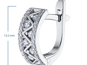Серьги из белого золота э4712сг10170700