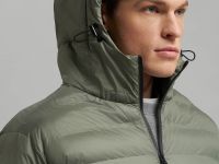 Стеганая куртка с искусственным утеплителем и водоотталкивающей пропиткой