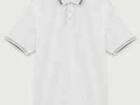 Поло из хлопка с коротким рукавом
