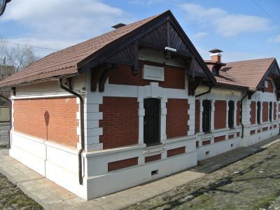 Московская Окружная железная дорога, 1903-1908 гг., архитектор А.Н.Померанцев, инженеры Л.Д.Проскуряков, С.Д.Карейша, П.Я.Каменцев, П.И.Рашевский. Станция "Лефортово", 1903-1908 гг., архитектор А.Н.Померанцев, инженеры Л.Д.Проскуряков, С.Д.Карейша