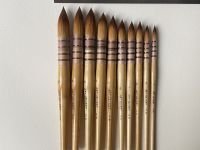 Кисть синтетика Taklon 6 Art Secret, короткая ручка, французское крепление, 15RT