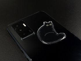 Стикер объемный "Тревожный котик Феликс"