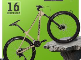 Горный велосипед Atom Bion Seven 20, год 2024, цвет Коричневый, ростовка 15