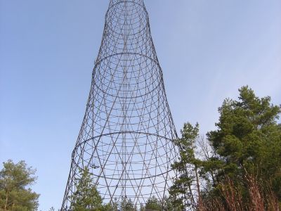 Опора ЛЭП НиГРЭС конструкции инженера Шухова В.Г.