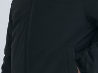 Утеплённая куртка с капюшоном, Черный