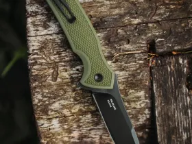 Складной нож Mr.Blade Hellcat Mini blackwash сталь S35VN, рукоять Olive G10