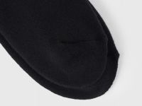 Высокие носки в рубчик, Черный