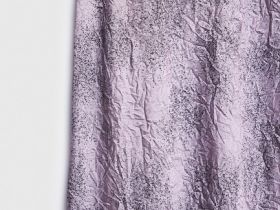 Атласная юбка из жатой ткани, Розовый