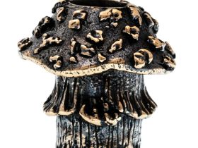 Бусина для темляка Мухоморчик, бронза