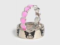 Кольца для девочек, 5 шт., Серебряный