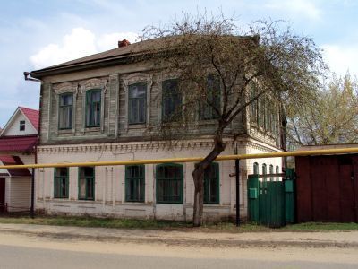 Жилой дом (первый этаж - каменный, второй - деревянный), 1900 г.