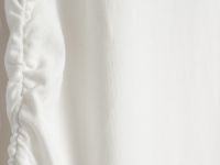 Футболка со сборками для девочек, Белый