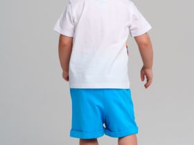 Комплект детский трикотажный для мальчиков: фуфайка (футболка), шорты