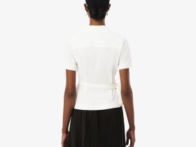 Женское хлопковое поло Lacoste