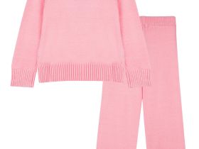 Комплект трикотажный для девочек: джемпер, брюки