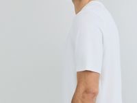 Вязаная футболка из пряжи, Белый