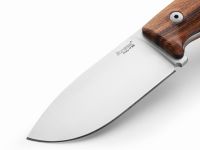 Нож с фиксированным клинком LionSteel M2M, сталь M390, рукоять дерево Santos