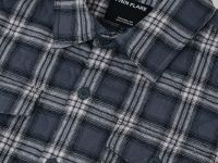 Утепленная куртка-рубашка в клетку