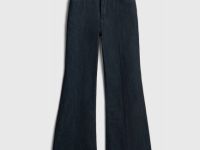 Джинсы клёш, Синий