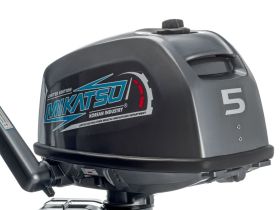 2х-тактный лодочный мотор MIKATSU M5FHS + внешний топливный бак 12 л.