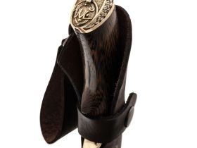 Нож для выживания Егерь, кованый, сталь Х12МФ, литье, венге