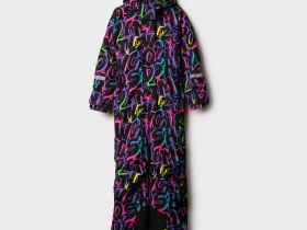 Комбинезон текстильный с полиуретановым покрытием для девочек