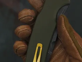 Складной нож Mr.Blade Hellcat Mini Mandalorian blackwash, сталь VG-10, рукоять Olive G10