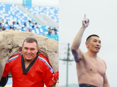 Стали известны победители соревнований по мас-рестлингу и борьбе корэш на Сабантуе