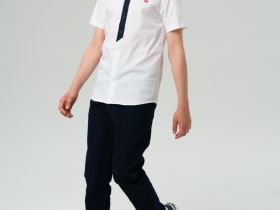 Сорочка текстильная для мальчиков (slim fit)