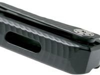 Нож складной LionSteel ROK A BS, сталь Satin Finish Bhler M390, рукоять алюминий, чёрный