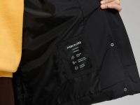 Стеганый пуховик с натуральным пухом