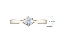 Кольцо из желтого золота э0312кц05220202