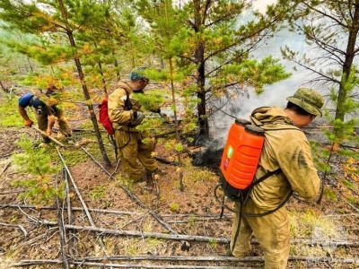 В Якутии за сутки потушили семь лесных пожаров