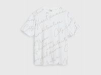 Футболка с принтом, Белый