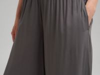 Брюки-палаццо с эластичным поясом