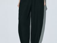 Брюки О-силуэта, Черный