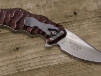 Нож складной CRKT Onion Wrinkle 2, сталь Aus 8, рукоять алюминий