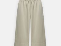 Джинсовые брюки-кюлоты из тенселя