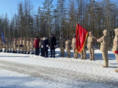Ленский район принял эстафету «Знамя Победы»