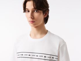 Мужская хлопковая футболка Lacoste