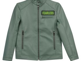 Куртка кожаная для мальчиков