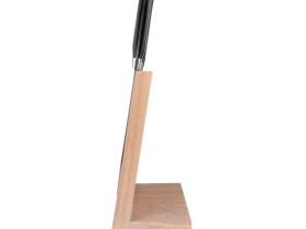 Подставка настольная магнитная для 4 ножей Woodinhome KS002SSOW, дуб