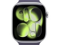 Умные часы Apple Watch Series 11 (GPS) 46 мм Silver, с фиолетовым Sport ремешком M/L