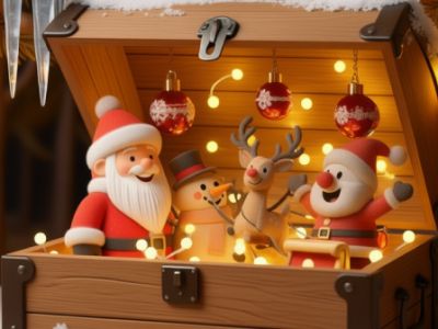 Приключения новогодних игрушек: Музыкально-песочная сказка