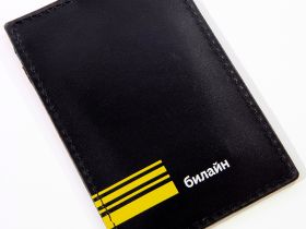 Кардхолдер с полосами Чёрный