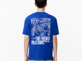 Футболка из плотного хлопка Lacoste унисекс