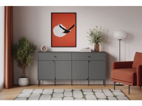 Тумба Блест 175x87 Графитовый