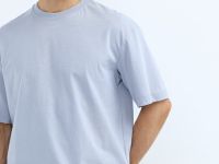 Футболка с объёмным принтом, Голубой