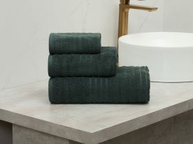 Полотенце махровое Attilio, зеленое